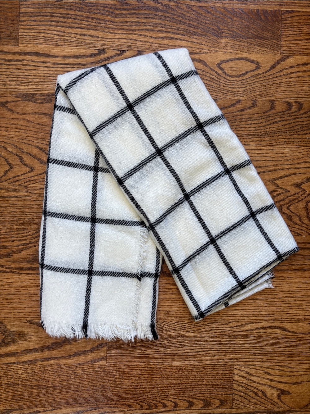 Express plaid blanket scarf shawl